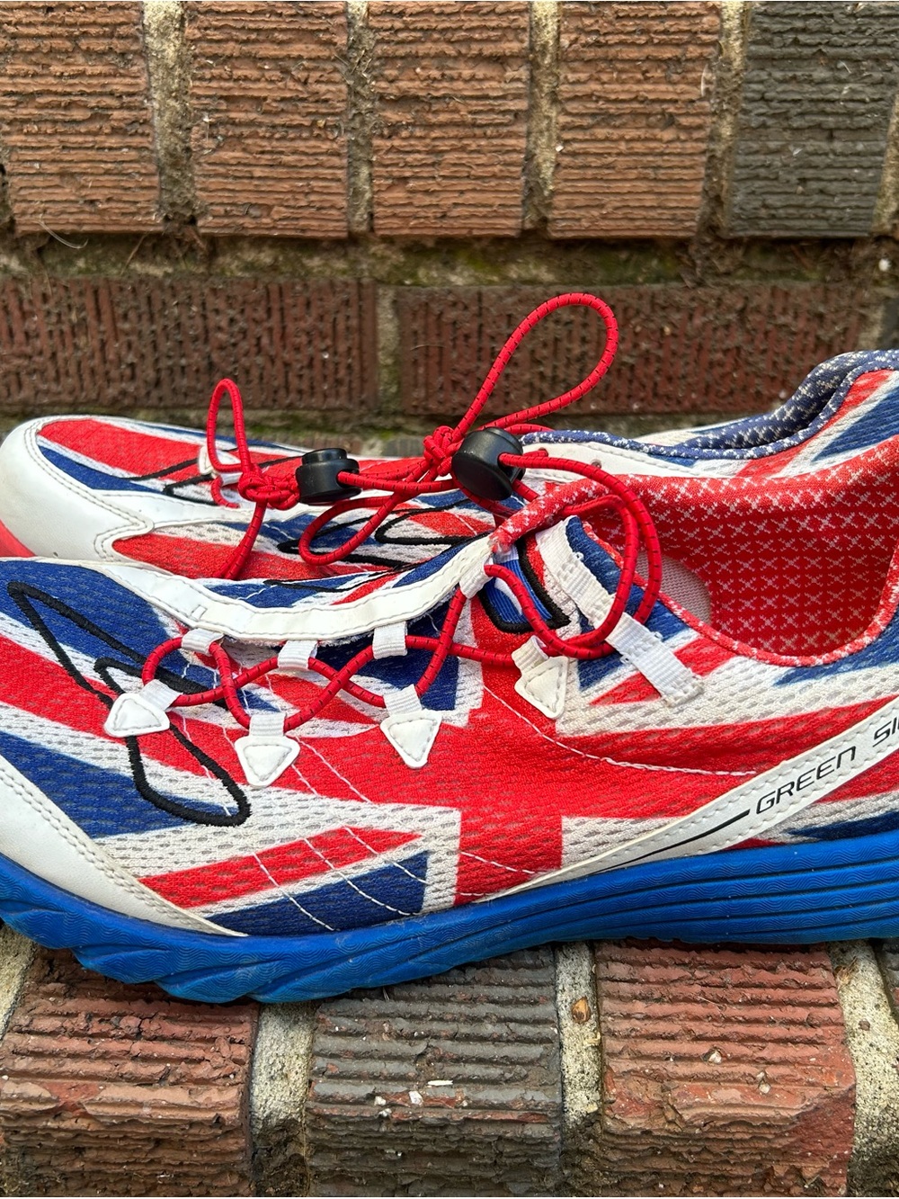 Brooks Kids Running Sneakers in Red, Blue & White